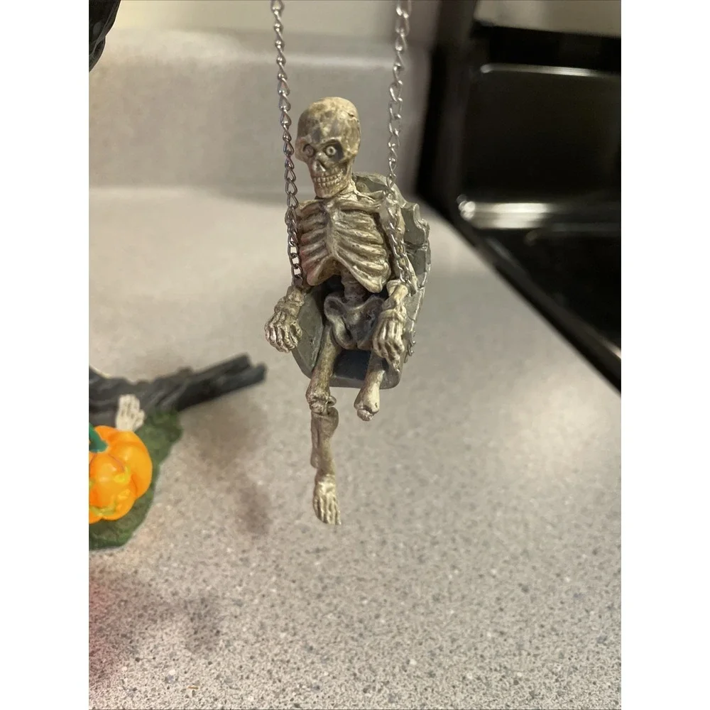 Department 56 Halloween Swinging Ghoulies Village Accessory Retired